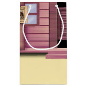 Afrikaanse Amerikaanse Cowgirl Birthday Klein Cadeauzakje (Achterkant)