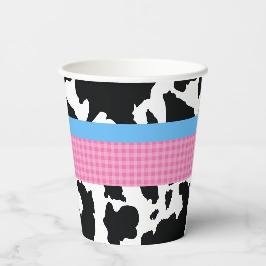 Afrikaanse Amerikaanse Cowgirl Westerne Birthday P Papieren Bekers (Achterkant)