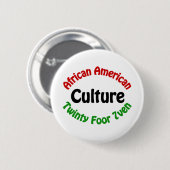 Afrikaanse Amerikaanse cultuur Ronde Button 5,7 Cm (Voorkant /achterkant)