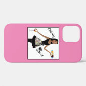 Afrikaanse Amerikaanse diva Case-Mate iPhone Case (Achterkant (horizontaal))