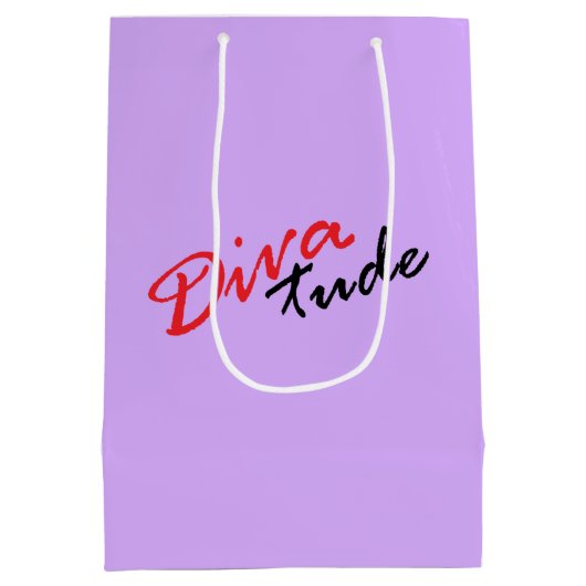 Afrikaanse Amerikaanse diva Medium Cadeauzakje (Achterkant)