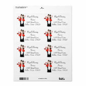 Afrikaanse Amerikaanse diva - winkellabels Etiket (Full Sheet)