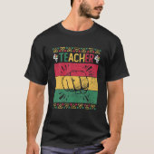 Afrikaanse Amerikaanse docenten Zwarte Historisch  T-shirt (Voorkant)