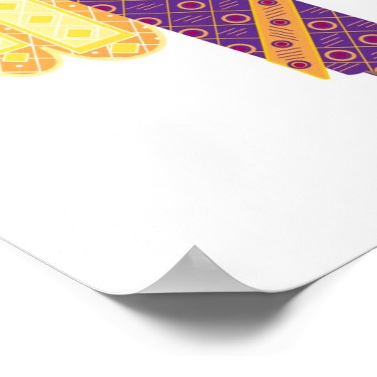 Afrikaanse Amerikaanse engel Poster (Hoek)