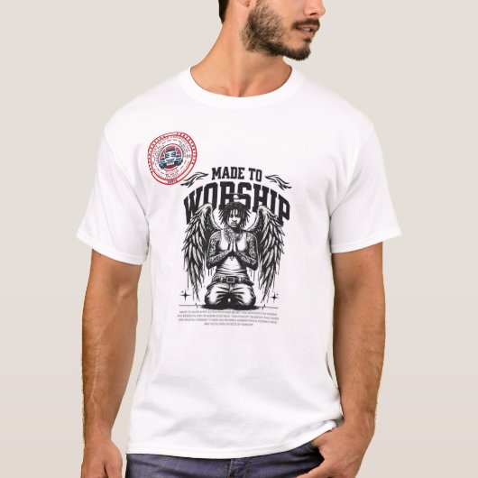 Afrikaanse Amerikaanse engel T-shirt (Voorkant)