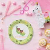 Afrikaanse Amerikaanse erwten in een Bord van de P (Feest)