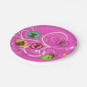 Afrikaanse Amerikaanse Fairies Birthday Papieren Bordje (Gekanteld)