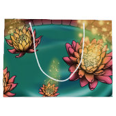 Afrikaanse Amerikaanse familie- en waterlilies Large Cadeautasje (Achterkant)