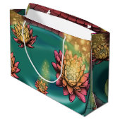 Afrikaanse Amerikaanse familie- en waterlilies Large Cadeautasje (Achterkant Gekanteld)