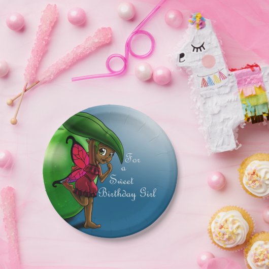 Afrikaanse Amerikaanse feestdag en Apple Birthday Papieren Bordje (Feest)