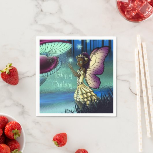 Afrikaanse Amerikaanse feestdag en paddenstoel Servetten (Insitu)