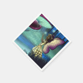 Afrikaanse Amerikaanse feestdag en paddenstoel Servetten (Hoek)