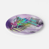 Afrikaanse Amerikaanse feestdag en regenboogdag Papieren Bordje (Gekanteld)