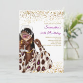 Afrikaanse Amerikaanse feestdag Kaart (Staand voorkant)