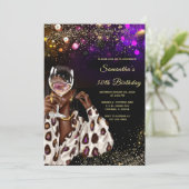 Afrikaanse Amerikaanse feestdag Kaart (Staand voorkant)