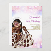 Afrikaanse Amerikaanse feestdag Kaart (Voorkant / Achterkant)