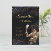 Afrikaanse Amerikaanse feestdag Kaart (Staand voorkant)