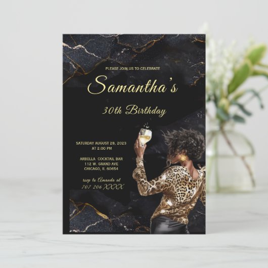 Afrikaanse Amerikaanse feestdag Kaart (Staand voorkant)