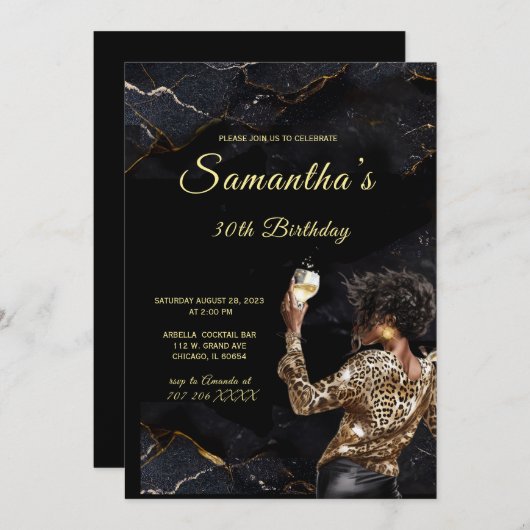 Afrikaanse Amerikaanse feestdag Kaart (Voorkant / Achterkant)