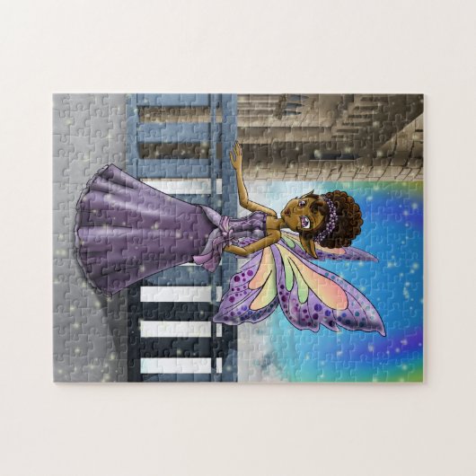 Afrikaanse Amerikaanse feiën Legpuzzel (Horizontaal)