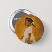 Afrikaanse Amerikaanse Fine Art Ronde Button 5,7 Cm (Voorkant /achterkant)