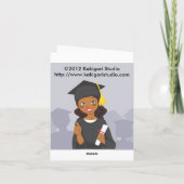 Afrikaanse Amerikaanse Gediplomeerde Kaart (Achterkant)