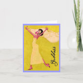 Afrikaanse Amerikaanse godin Kaart (Voorkant)