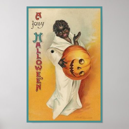 -Afrikaanse Amerikaanse Halloween Poster (Voorkant)