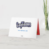 Afrikaanse Amerikaanse hipster Feestdagen Kaart (Achterkant)