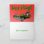 Afrikaanse Amerikaanse hipster Feestdagen Kaart (Binnen)