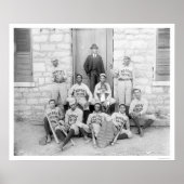 Afrikaanse Amerikaanse honkbal 1900 Poster (Voorkant)