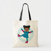 Afrikaanse Amerikaanse ijsschaatsen - Wintersports Tote Bag (Voorkant)
