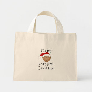 Afrikaanse Amerikaanse jongen 1 Kerstmis Mini Tote Bag