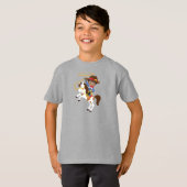 Afrikaanse Amerikaanse jongen, Cowboy, Sheriff, La T-shirt (Voorkant volledig)