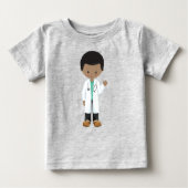Afrikaanse Amerikaanse jongen, dokter, Lab Coat, M (Voorkant)