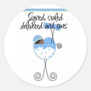 Afrikaanse Amerikaanse jongen in vervoerkaarten Ronde Sticker