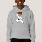 Afrikaanse Amerikaanse jongen, Karate Boy, Kata, z (Voorkant)