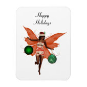 Afrikaanse Amerikaanse Kerstfee Flexibele Magneet (Verticaal)