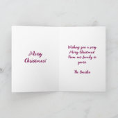 -Afrikaanse Amerikaanse kerstkaart Feestdagen Kaart (Binnen)