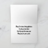 -Afrikaanse Amerikaanse kerstkaart Feestdagen Kaart (Binnen)