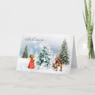 Afrikaanse Amerikaanse kerstkaart Feestdagen Kaart