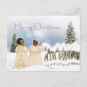Afrikaanse Amerikaanse kerstkaart Feestdagenkaart (Voorkant)