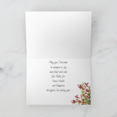 Afrikaanse Amerikaanse kerstkaart Kaart (Binnen)