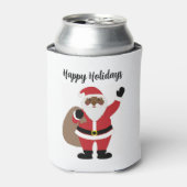 Afrikaanse Amerikaanse kerstman Blikjeskoeler (Blikje Voorkant)