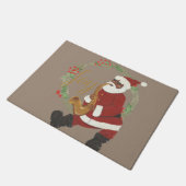 Afrikaanse Amerikaanse kerstman Deurmat (Schuin)