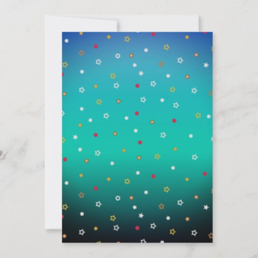 Afrikaanse Amerikaanse kerstman en mevrouw Claus K Kaart (Achterkant)