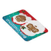 Afrikaanse Amerikaanse kerstman en mevrouw Claus K Magneet (Rechterzijde)