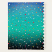 Afrikaanse Amerikaanse kerstman en mevrouw Claus K Planner (Achterkant)