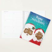 Afrikaanse Amerikaanse kerstman en mevrouw Claus K Planner (Display)