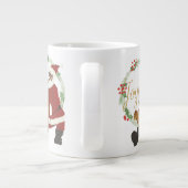 Afrikaanse Amerikaanse kerstman Grote Koffiekop (Achterkant)